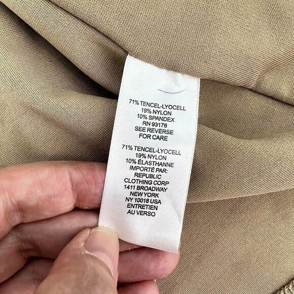 Elie By Elie Tahari Tan Blazer Size Large - Picture 3 of 4